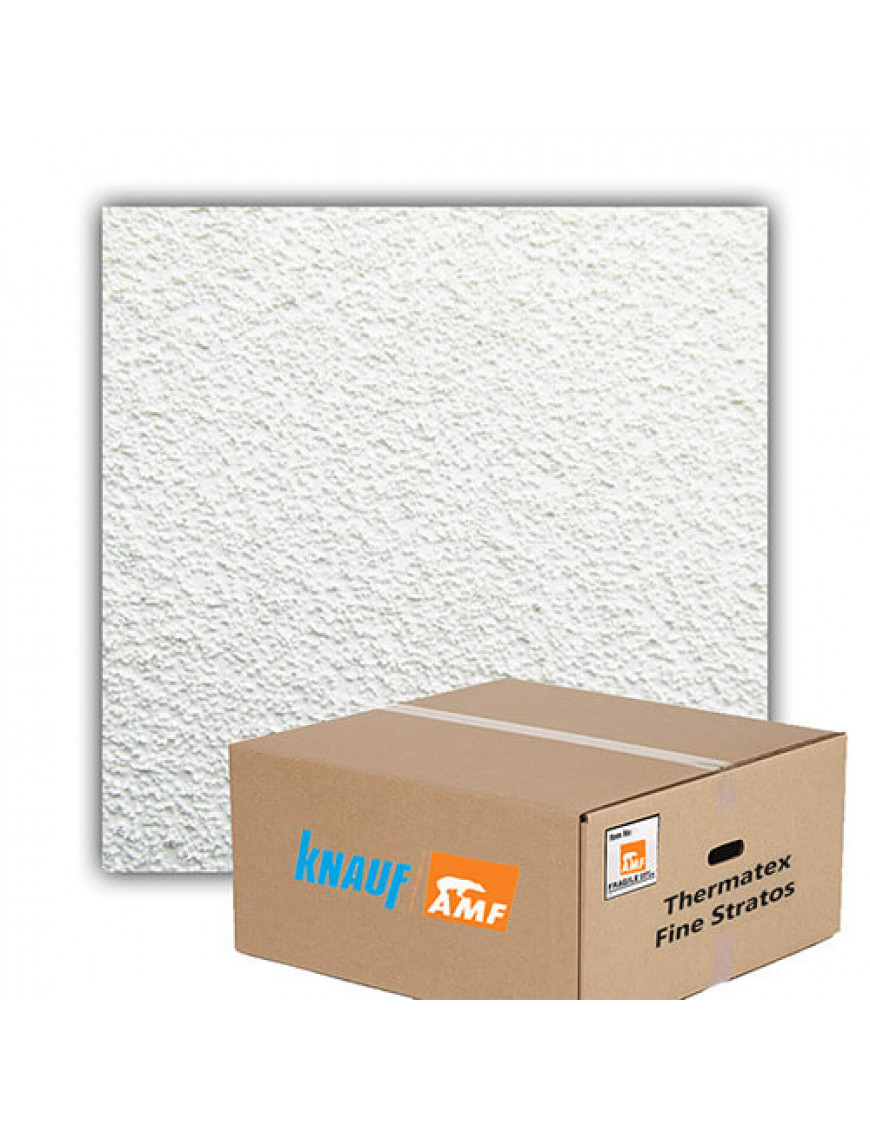 AMF Thermatex Feinstratos 600mm x 600mm Board Edge - Box of 16 ceiling tiles