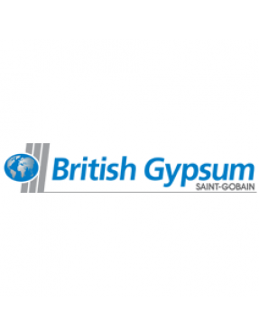 British Gypsum Satin Spar Vinyl Ceiling Tile 600mm x 600mm